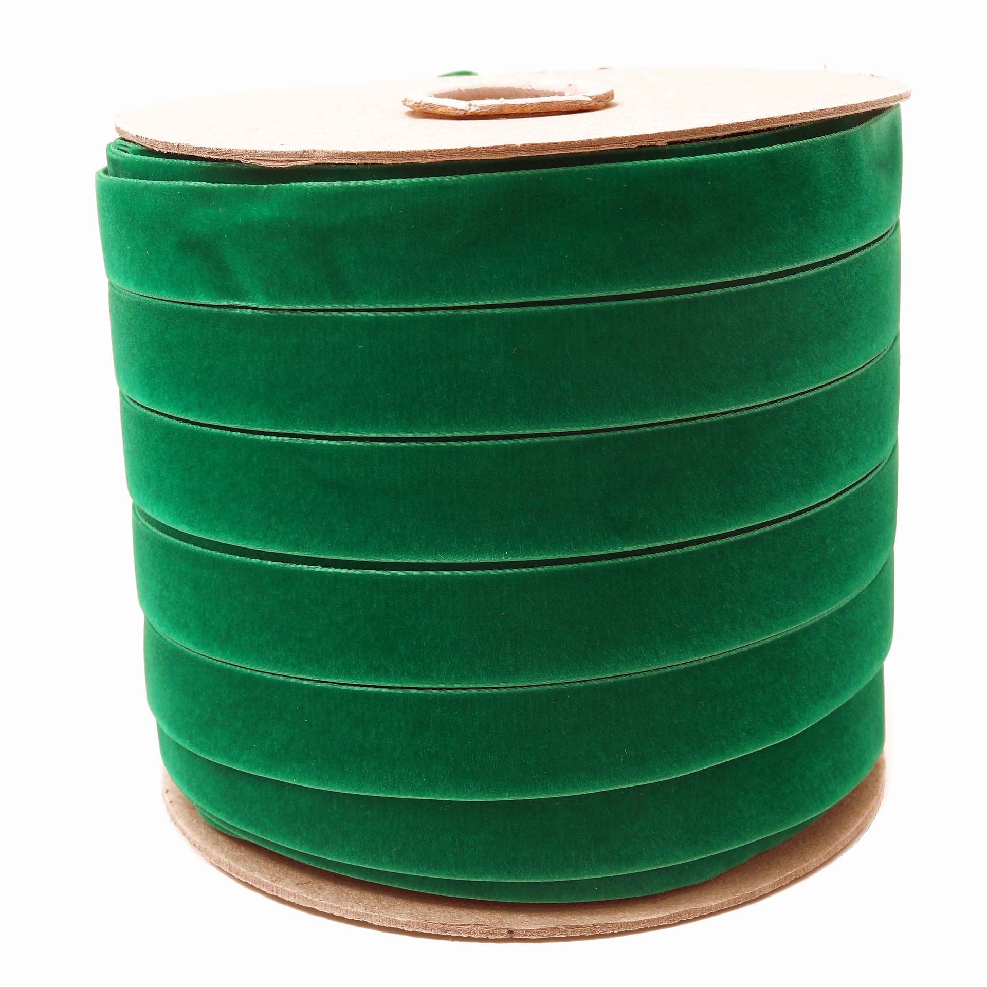 Emerald Green Swiss Velvet Ribbon By The Yard