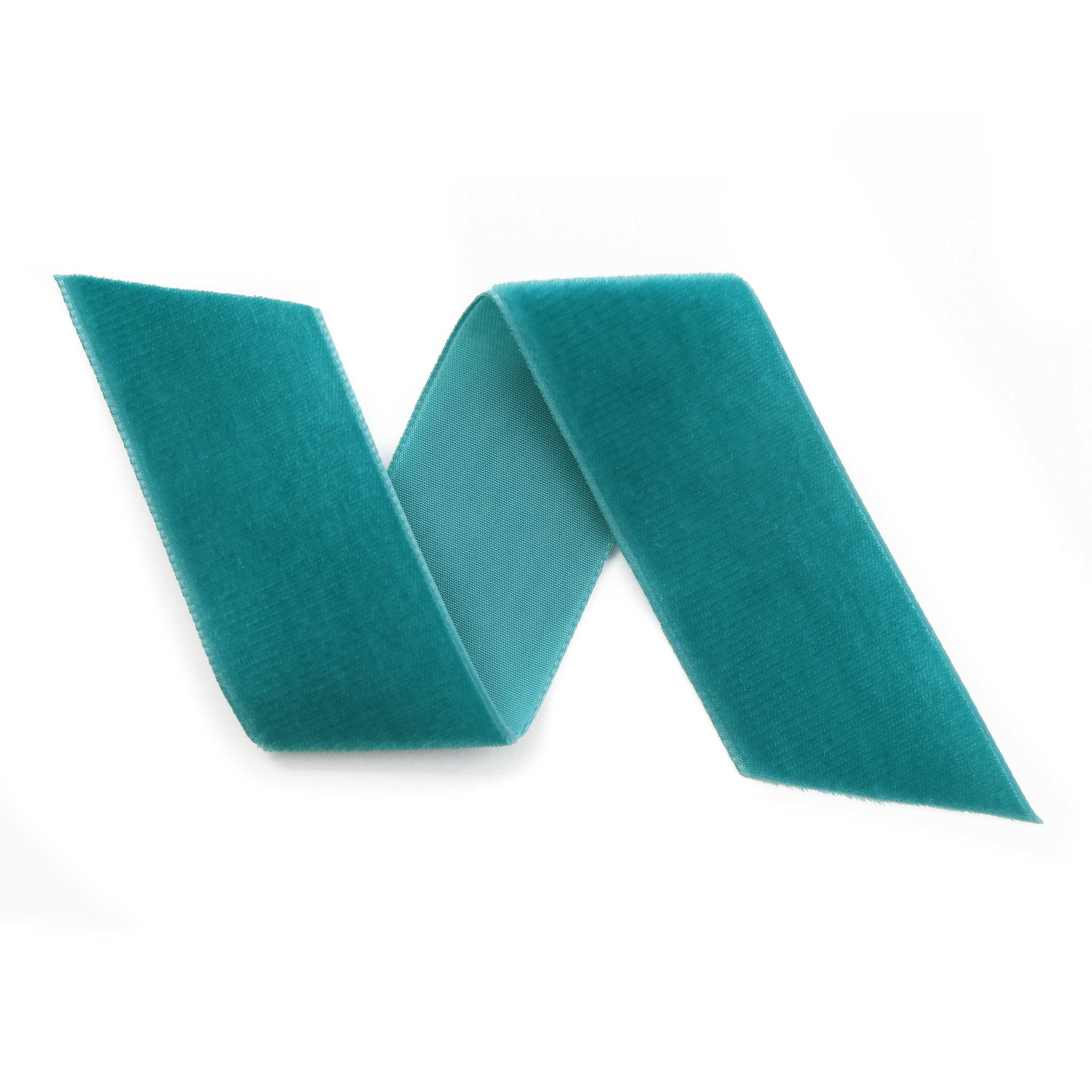 Teal Swiss Velvet Ribbon By The Yard