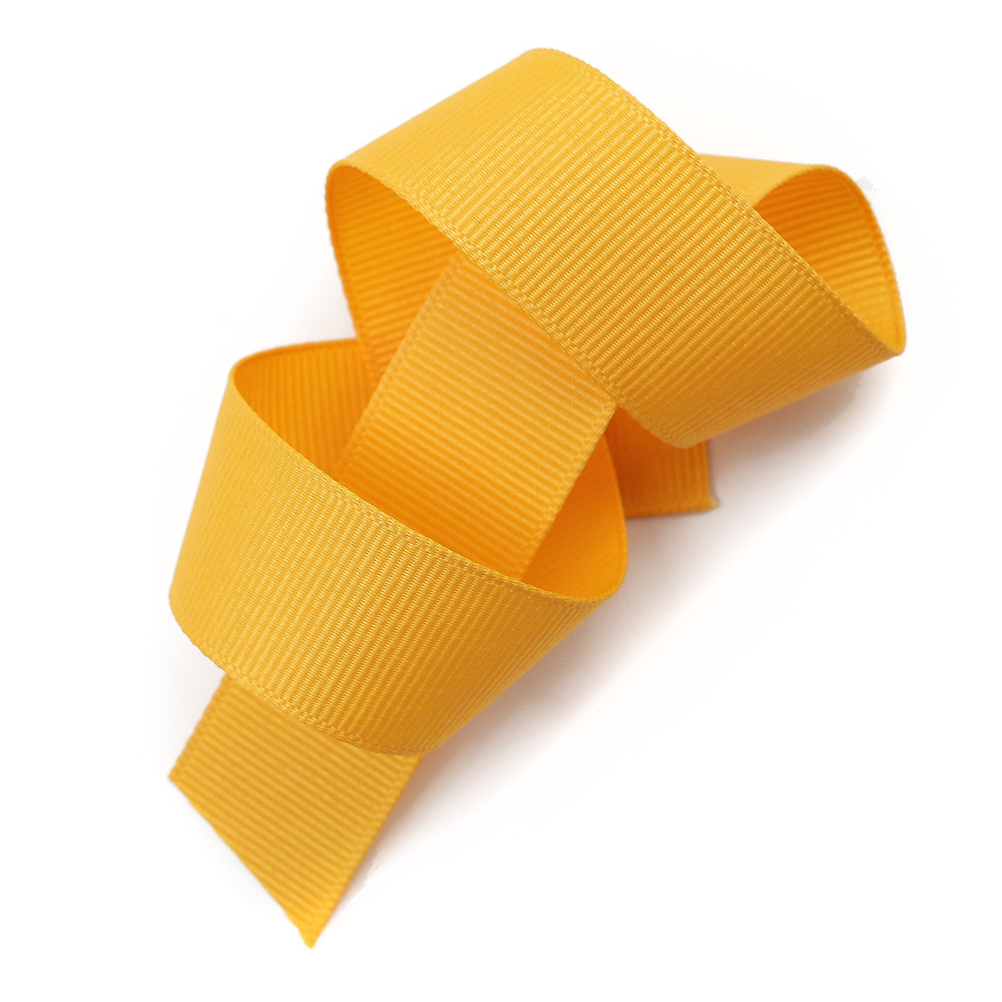 Yellow Gold Grosgrain Ribbon, yellow ribbon by the yard and roll