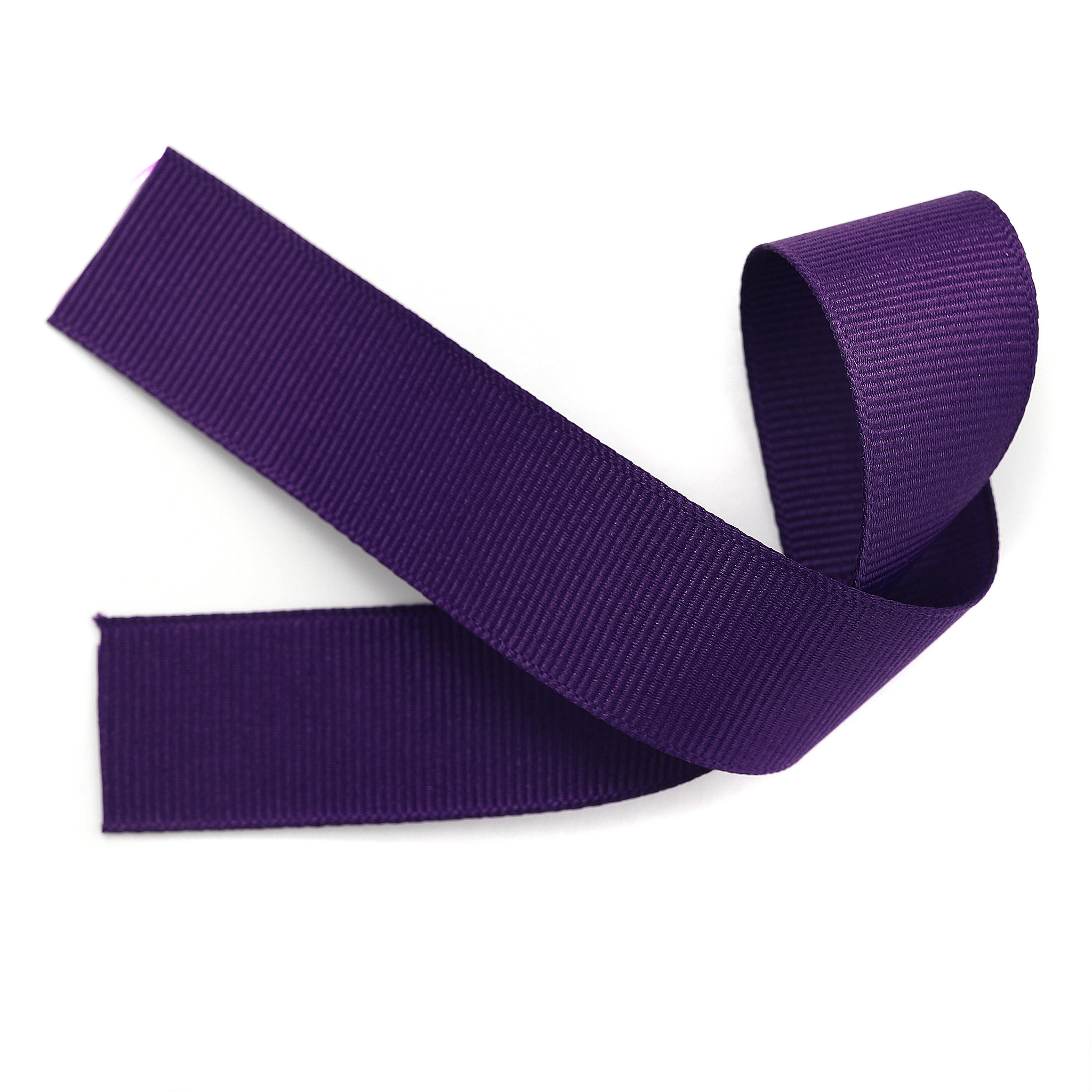 Regal Dark Purple Grosgrain Ribbon