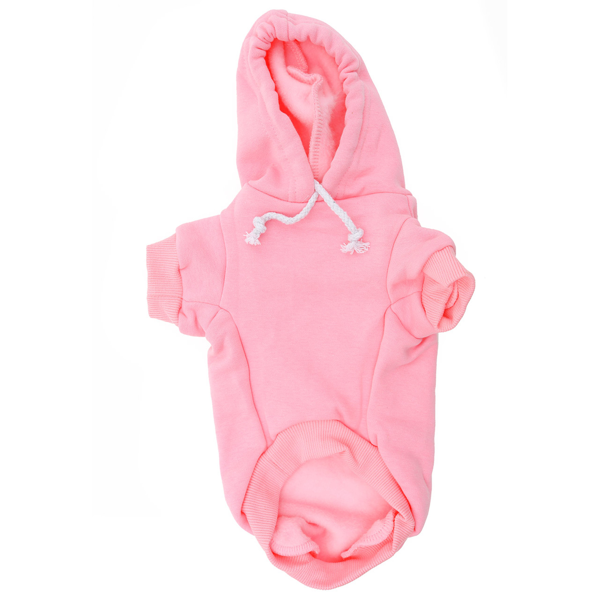 pink dog hoodie