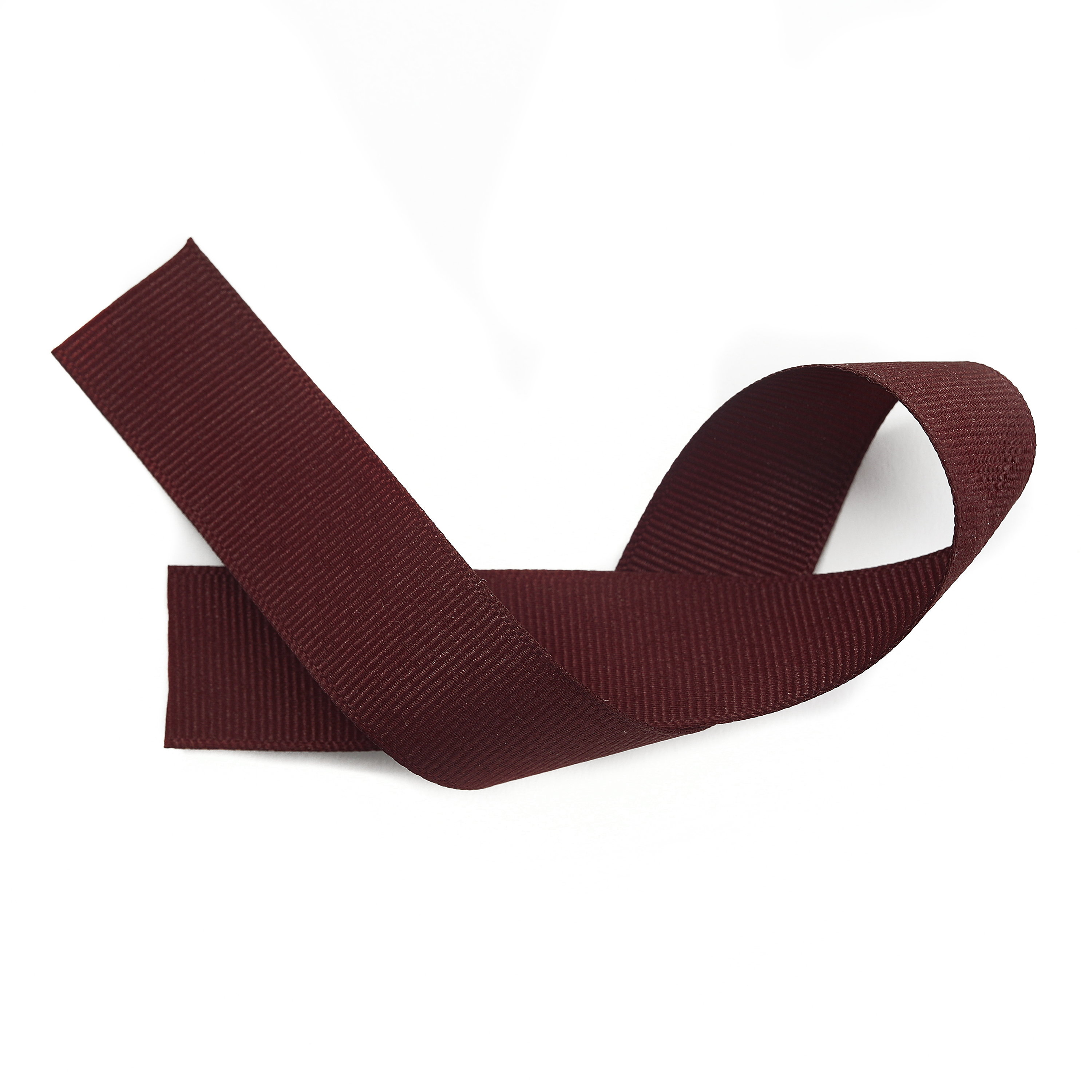 Custom Burgundy Ribbon Loop with Knot
