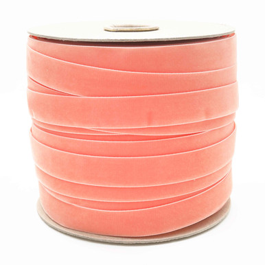 Wholesale Beige Swiss Velvet Ribbon - Bulk Beige/Cream Velvet Ribbon