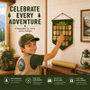 National Park Junior Ranger badge organizer banner for displaying travel memories