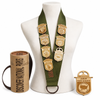 National Park Junior Ranger adventure display lanyard with waterproof card holder and collectible storage tube