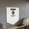 National Parks Explorer junior ranger banner with pixel-style ranger hat badge and achievement-inspired wall display