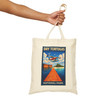 Dry Tortugas Seaplane Tote – National Park Vintage Travel Poster Canvas Bag