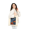 Dry Tortugas National Park canvas tote with night sky travel poster artwork and moonlit coastal scene
