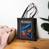 Dry Tortugas National Park Tote – Night Sky Vintage Travel Poster Canvas Bag