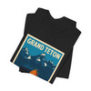 Grand Teton Barn Tee – Vintage Mountain Travel Poster T-Shirt