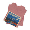 Grand Teton Elk Tee – Vintage Mountain National Park Poster T-Shirt