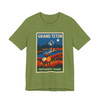 Grand Teton Elk Tee – Vintage Mountain National Park Poster T-Shirt