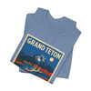 Grand Teton Elk Tee – Vintage Mountain National Park Poster T-Shirt
