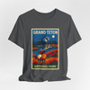 Grand Teton Elk Tee – Vintage Mountain National Park Poster T-Shirt