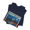 Grand Teton Elk Tee – Vintage Mountain National Park Poster T-Shirt