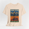 Grand Teton Buffalo Tee – Vintage Mountain National Park Poster T-Shirt