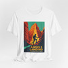 Angels Landing Hiker Tee – Zion National Park Vintage Poster T-Shirt