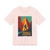 Angels Landing Hiker Tee – Zion National Park Vintage Poster T-Shirt