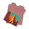 Angels Landing Hiker Tee – Zion National Park Vintage Poster T-Shirt