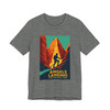 Angels Landing Hiker Tee – Zion National Park Vintage Poster T-Shirt