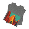 Angels Landing Hiker Tee – Zion National Park Vintage Poster T-Shirt