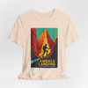 Angels Landing Hiker Tee – Zion National Park Vintage Poster T-Shirt