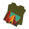 Angels Landing Hiker Tee – Zion National Park Vintage Poster T-Shirt