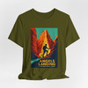 Angels Landing Hiker Tee – Zion National Park Vintage Poster T-Shirt