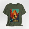 Angels Landing Hiker Tee – Zion National Park Vintage Poster T-Shirt