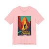 Angels Landing Hiker Tee – Zion National Park Vintage Poster T-Shirt