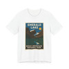 Emerald Lake RMNP Tee – Scenic Mountain Lake Vintage Poster T-Shirt
