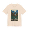 Emerald Lake RMNP Tee – Scenic Mountain Lake Vintage Poster T-Shirt