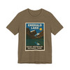 Emerald Lake RMNP Tee – Scenic Mountain Lake Vintage Poster T-Shirt