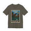 Emerald Lake RMNP Tee – Scenic Mountain Lake Vintage Poster T-Shirt