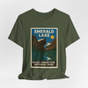 Emerald Lake RMNP Tee – Scenic Mountain Lake Vintage Poster T-Shirt