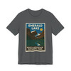 Emerald Lake RMNP Tee – Scenic Mountain Lake Vintage Poster T-Shirt