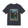 Emerald Lake RMNP Tee – Scenic Mountain Lake Vintage Poster T-Shirt