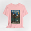 Emerald Lake RMNP Tee – Scenic Mountain Lake Vintage Poster T-Shirt