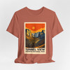 Tunnel View Yosemite Tee – Vintage National Park Poster T-Shirt