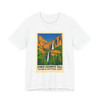 Lower Yosemite Fall Tee – Vintage Yosemite National Park Poster T-Shirt