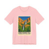 Lower Yosemite Fall Tee – Vintage Yosemite National Park Poster T-Shirt