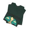 Yellowstone Bison Geyser Badge Tee – Vintage National Park Graphic T-Shirt