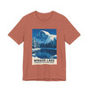 Mirror Lake Yosemite Tee – Half Dome Winter Landscape Vintage Poster T-Shirt