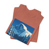 Mirror Lake Yosemite Tee – Half Dome Winter Landscape Vintage Poster T-Shirt