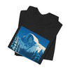 Mirror Lake Yosemite Tee – Half Dome Winter Landscape Vintage Poster T-Shirt
