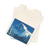Mirror Lake Yosemite Tee – Half Dome Winter Landscape Vintage Poster T-Shirt