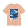 Mirror Lake Yosemite Tee – Half Dome Winter Landscape Vintage Poster T-Shirt