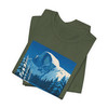 Mirror Lake Yosemite Tee – Half Dome Winter Landscape Vintage Poster T-Shirt