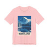 Mirror Lake Yosemite Tee – Half Dome Winter Landscape Vintage Poster T-Shirt