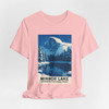 Mirror Lake Yosemite Tee – Half Dome Winter Landscape Vintage Poster T-Shirt